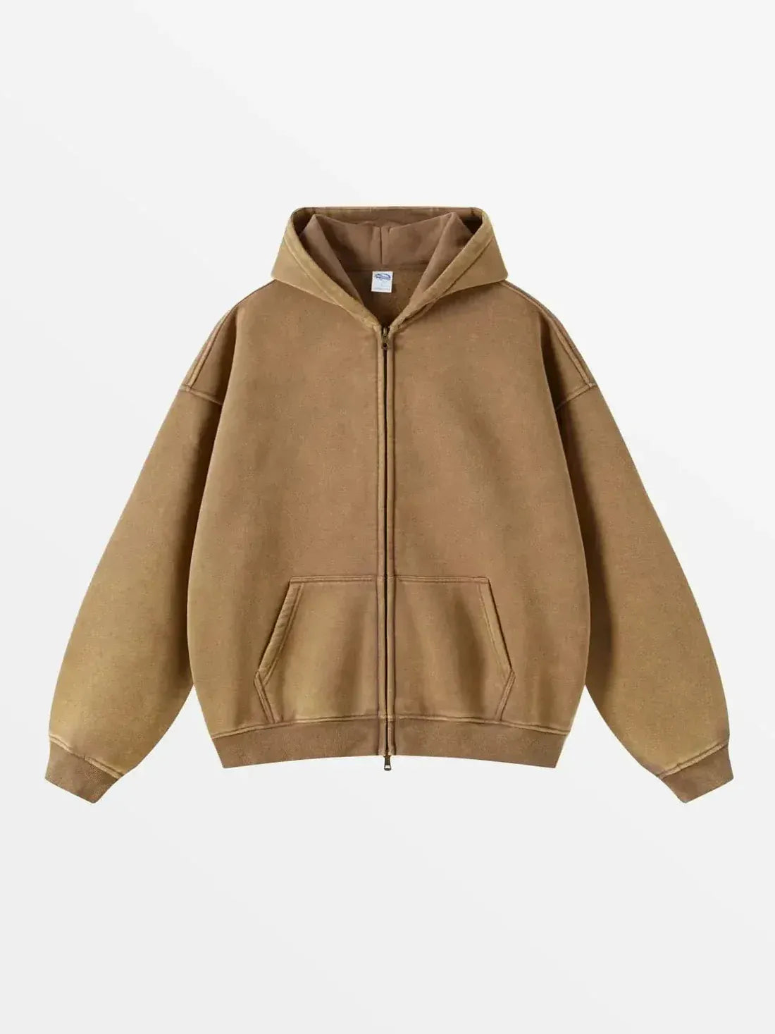 Sudadera con cremallera Acid Wash