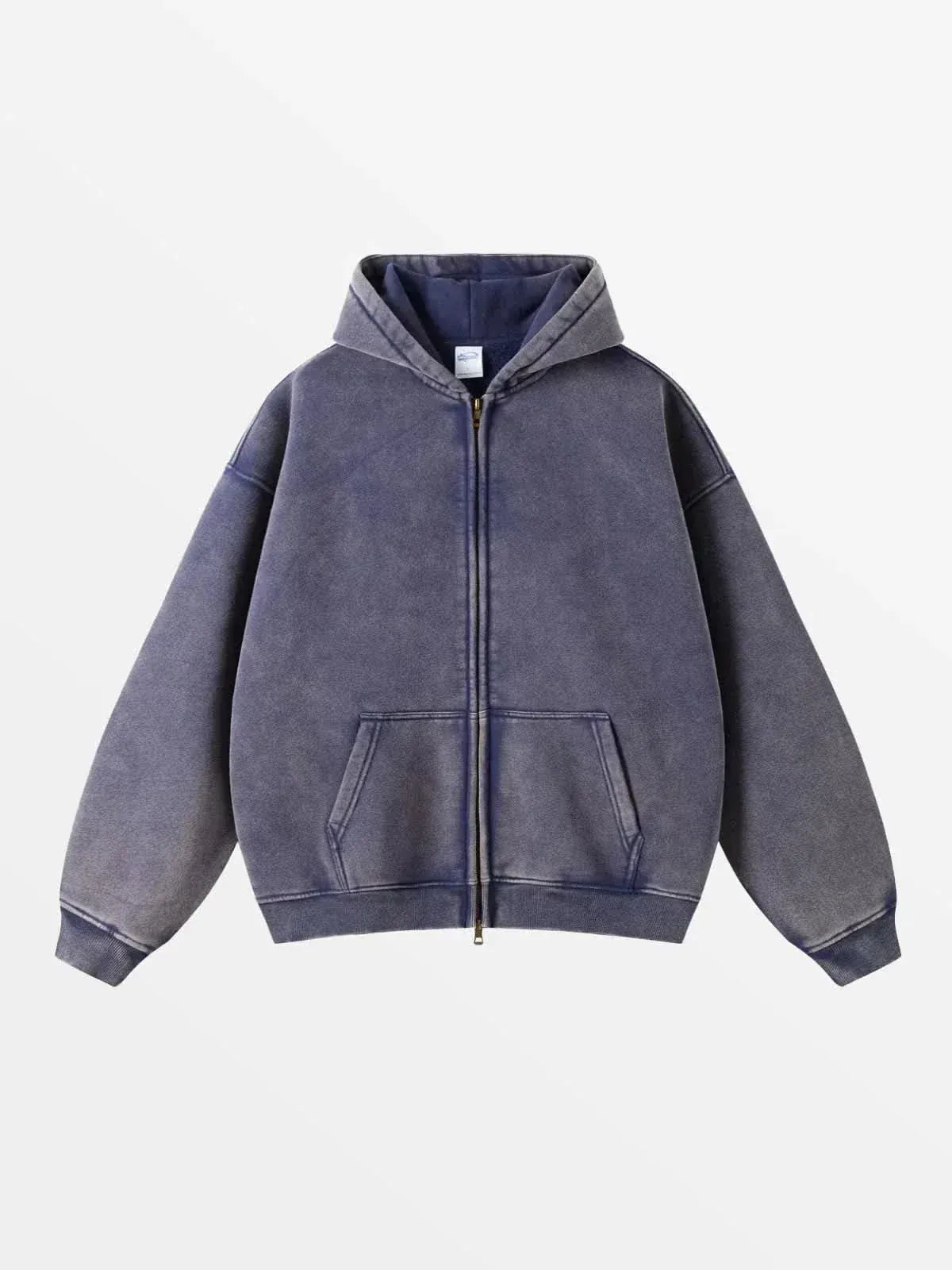 Sudadera con cremallera Acid Wash