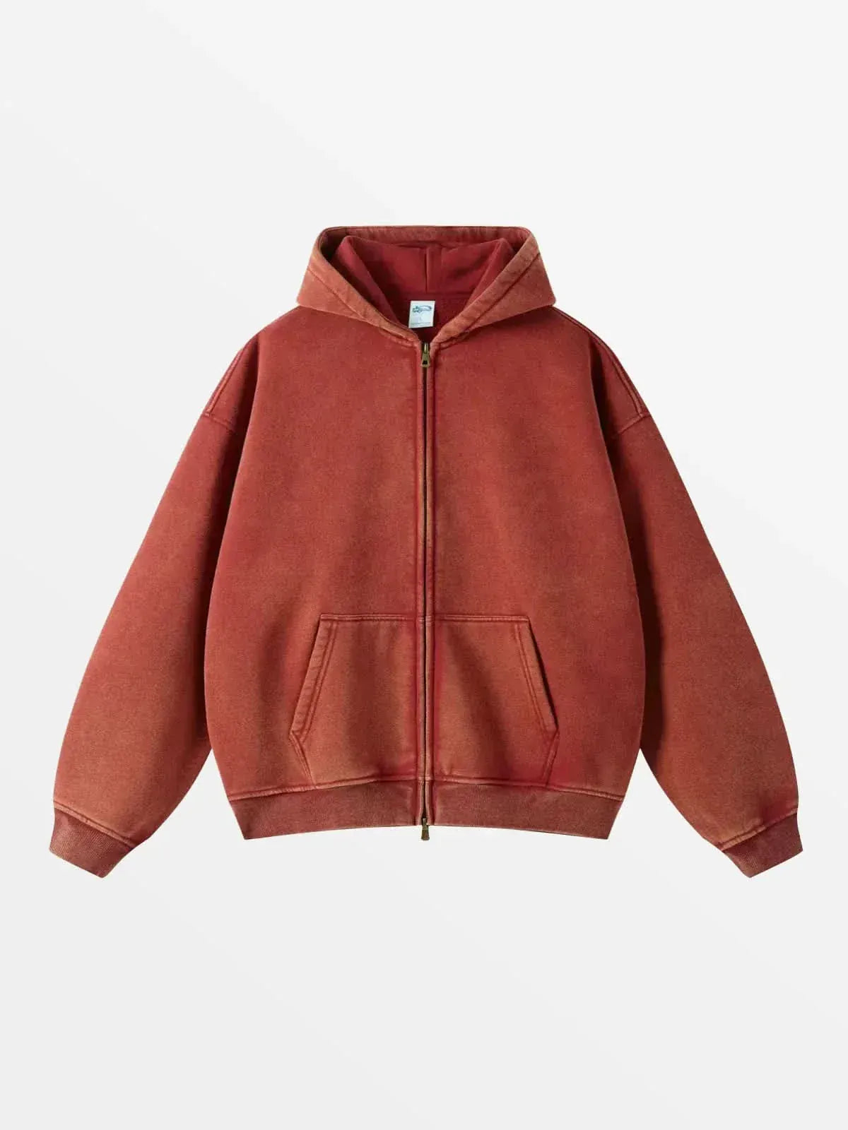Sudadera con cremallera Acid Wash